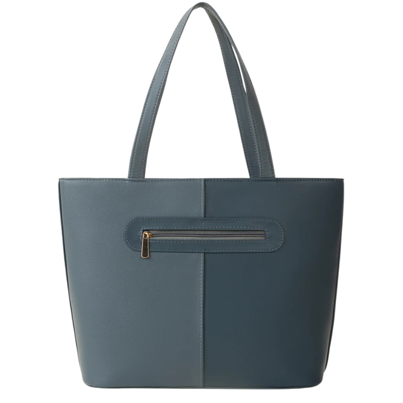 Blue Tote Bag clouser