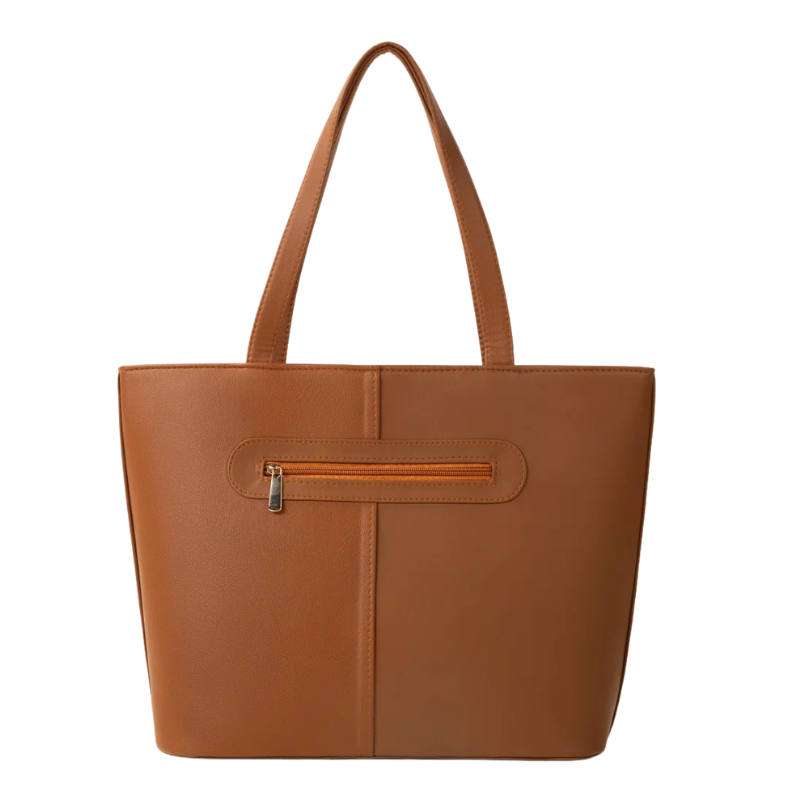 Tan Tote Bag clouser