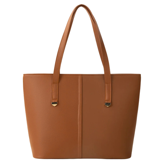 Tan Tote Bag clouser